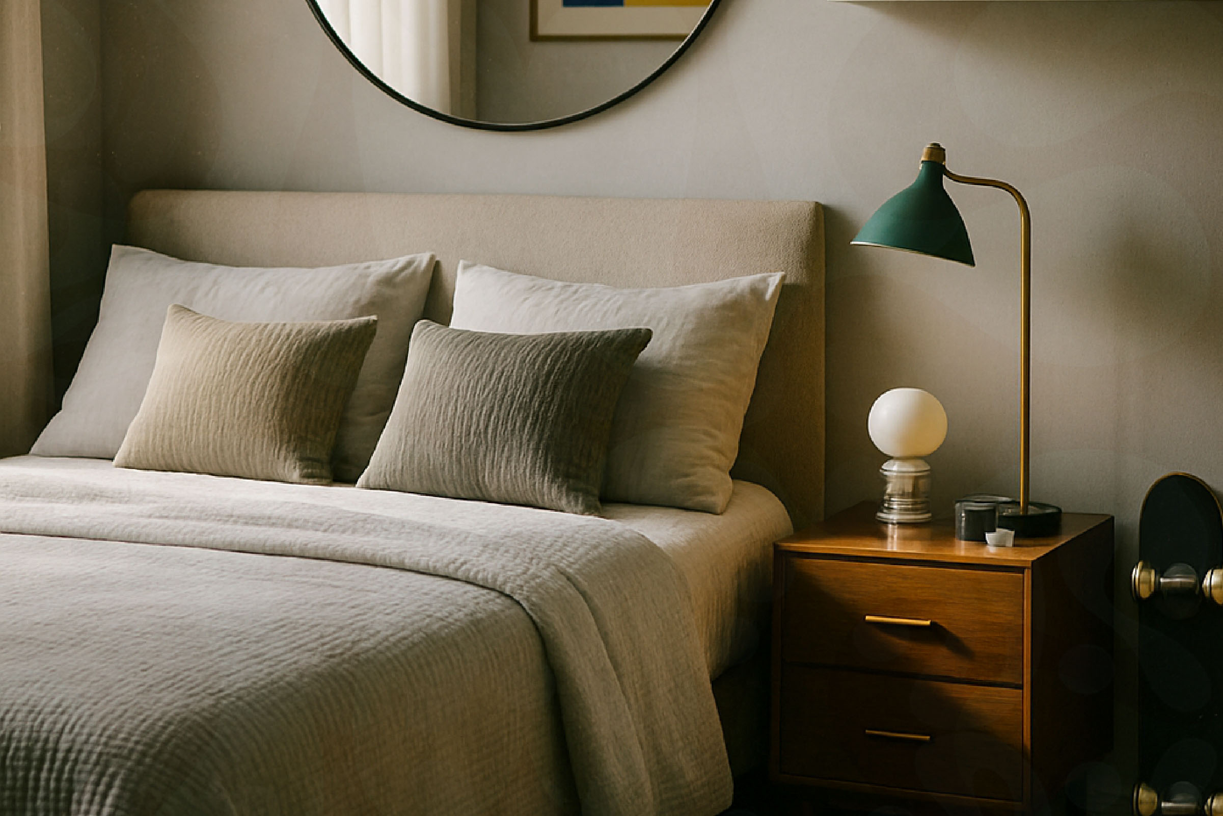 Clean modern living space